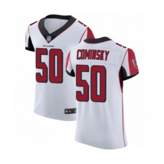 Men's Atlanta Falcons #50 John Cominsky White Vapor Untouchable Elite Player Football Jersey - Ujersey