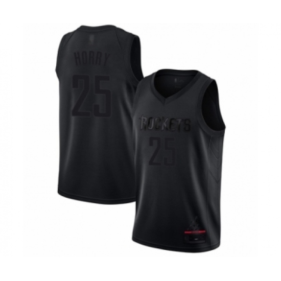 Men's Houston Rockets #25 Robert Horry Swingman Black MVP Basketball Jersey - Ujersey