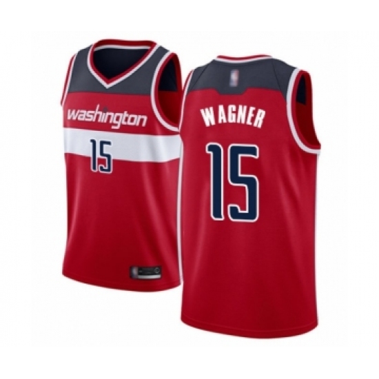 Women's Washington Wizards #15 Moritz Wagner Swingman Red Basketball Jersey - Icon Edition