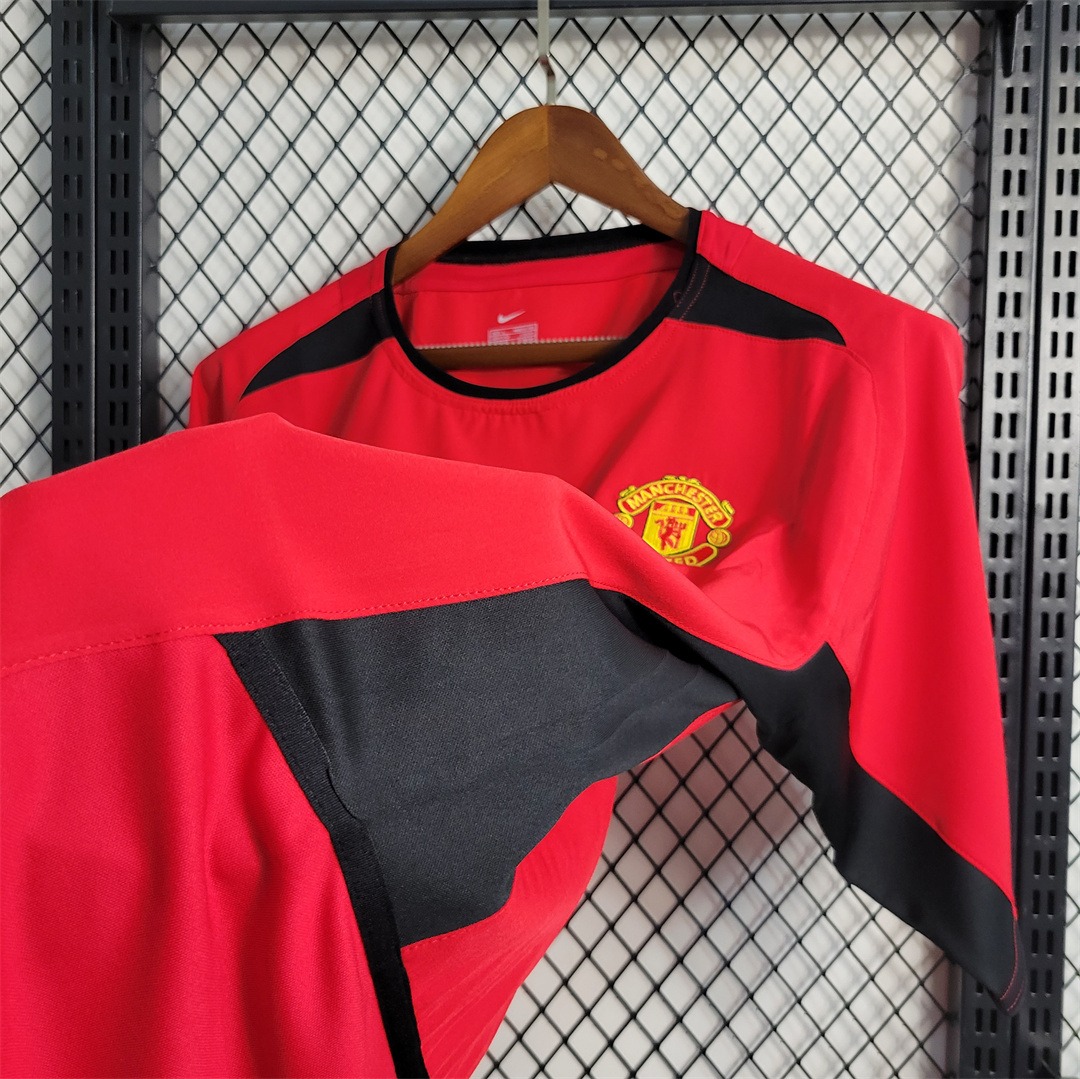 Manchester United Retro Home Football Jersey Shirt 2002/04 - Ujersey NHL