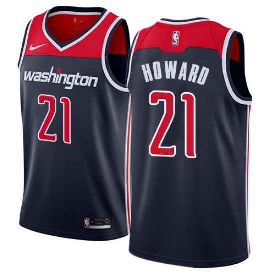 Youth Nike Washington Wizards #21 Dwight Howard Swingman Navy Blue NBA Jersey Statement Edition - Ujersey