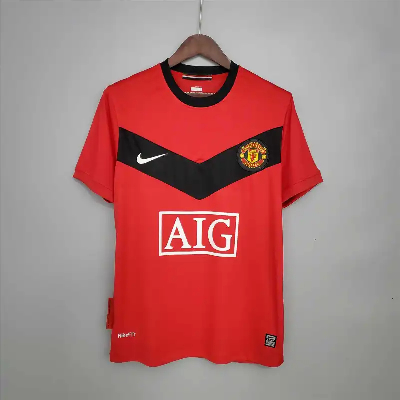 Manchester United Retro Home Football Jersey Shirt 2009/10 - U-jersey