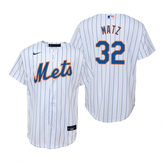 Men's Nike New York Mets #32 Steven Matz White Home Stitched Baseball Jersey - Ujersey