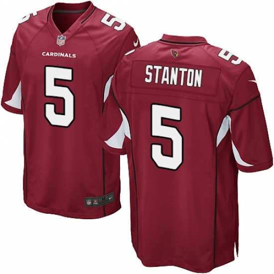 Men's Nike Arizona Cardinals #5 Drew Stanton Game Red Team Color NFL Jersey - Ujersey