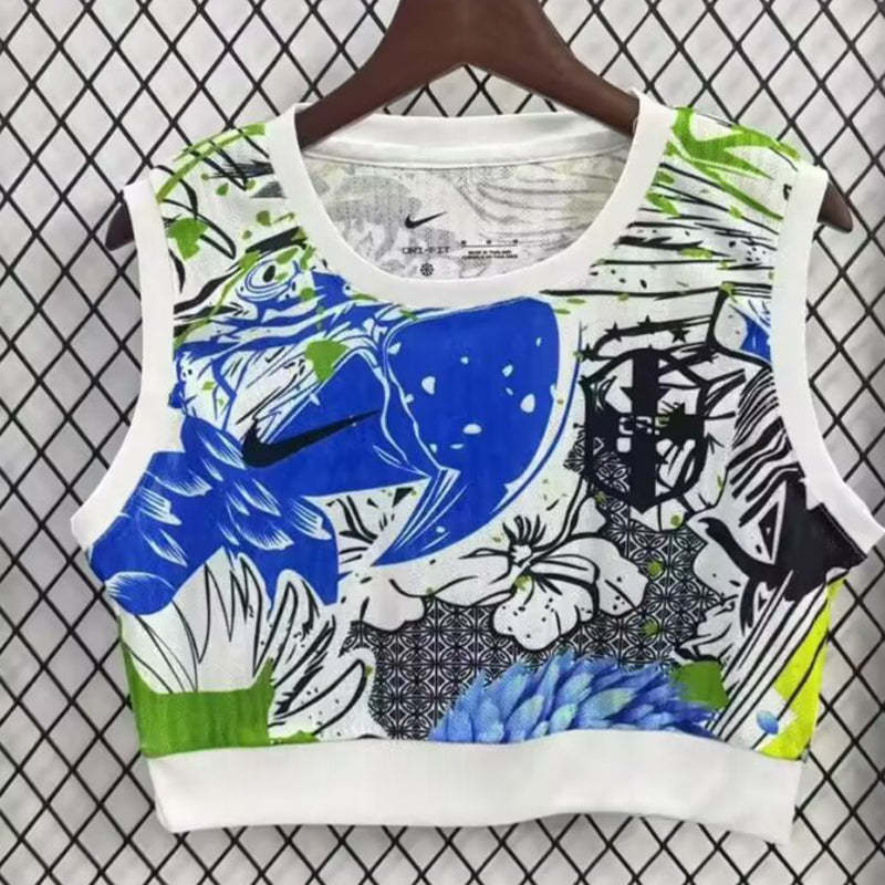 Brazil Soccer Jersey Women's Vest Special Edition 2025 - Ujersey NHL