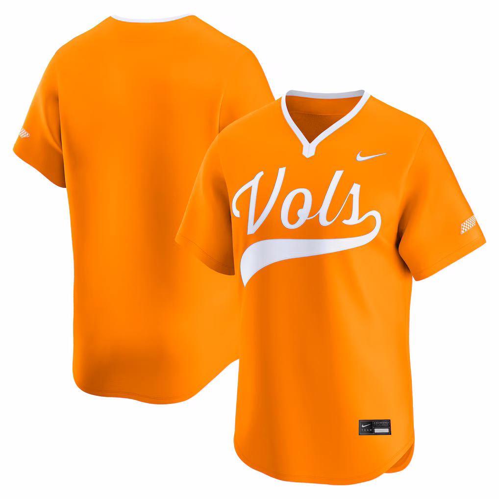 Men's Nike Tennessee Orange Tennessee Volunteers Baseball Limited Jersey
