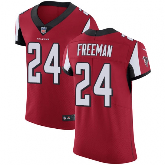 Men's Nike Atlanta Falcons #24 Devonta Freeman Red Team Color Vapor Untouchable Elite Player NFL Jersey - ujerseystore