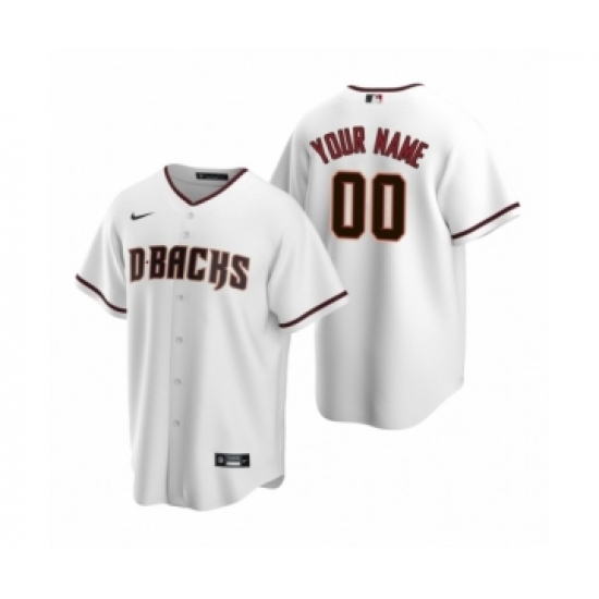 Arizona Diamondbacks Custom Nike White Replica Home Jersey - Ujersey