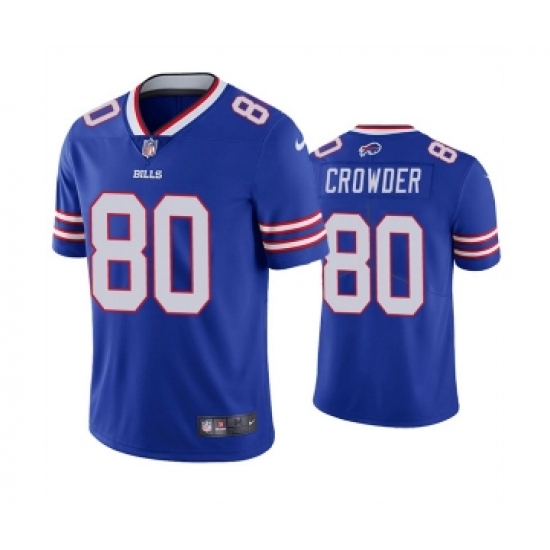 Men's Buffalo Bills #80 Jamison Crowder Blue Vapor Untouchable Limited Stitched Jersey - Ujersey