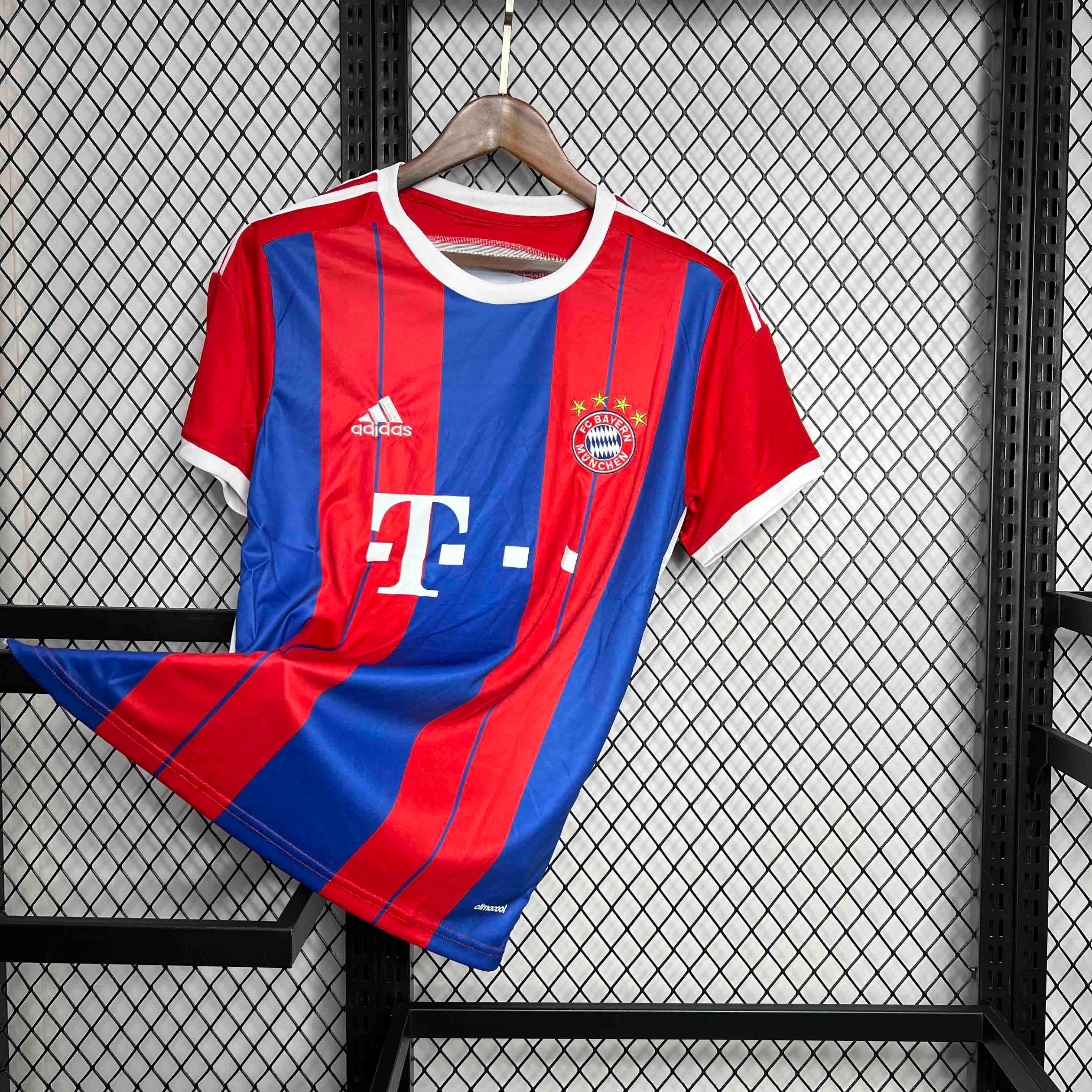Bayern Munich Retro Jersey Home Soccer Shirt 2014-2015 - Ujersey NHL