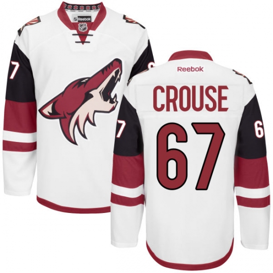 Women's Reebok Arizona Coyotes #67 Lawson Crouse Authentic White Away NHL Jersey - Ujersey