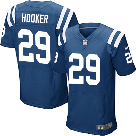 Men's Nike Indianapolis Colts #29 Malik Hooker Elite Royal Blue Team Color NFL Jersey - Ujersey