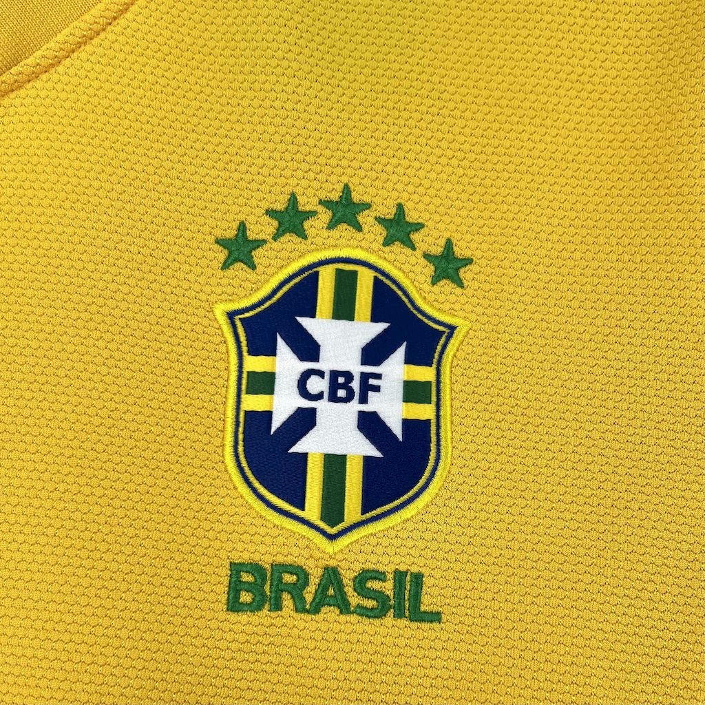 Brazil Retro Jersey Custom Home Soccer Jersey 2012 - ujerseystore