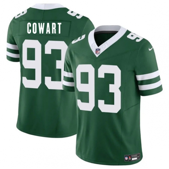 Men's New York Jets #93 Byron Cowart Green 2025 F.U.S.E. Vapor Untouchable Limited Football Stitched Jersey - Ujersey