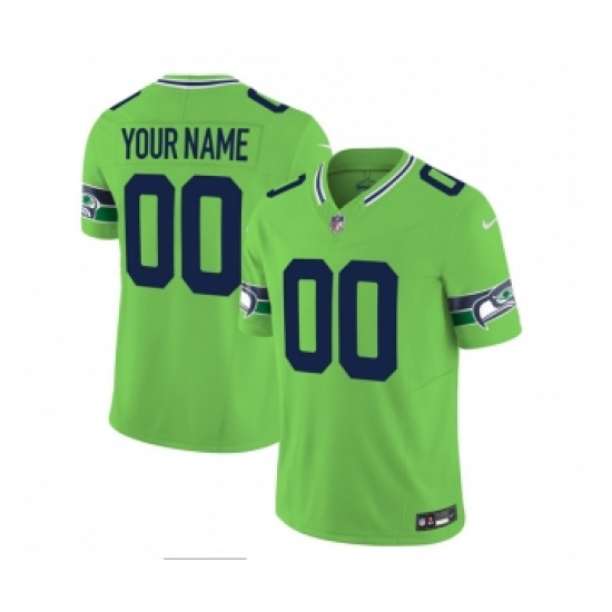 Men's Nike Seattle Seahawks Active Player Custom 2023 F.U.S.E. Green Limited Football Stitched Jersey - Ujersey