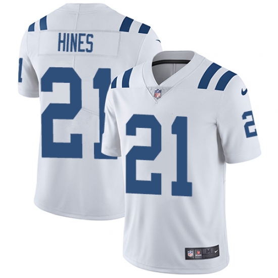 Youth Nike Indianapolis Colts #21 Nyheim Hines White Vapor Untouchable Limited Player NFL Jersey - Ujersey