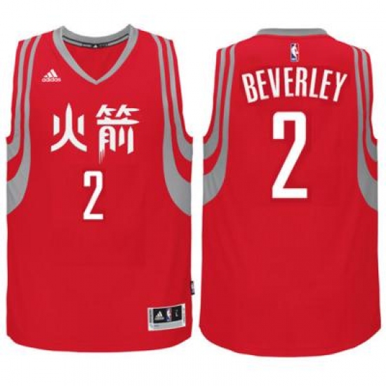 adidas Houston Rockets #2 Patrick Beverley Red Chinese New Year Swingman Jersey - Ujersey