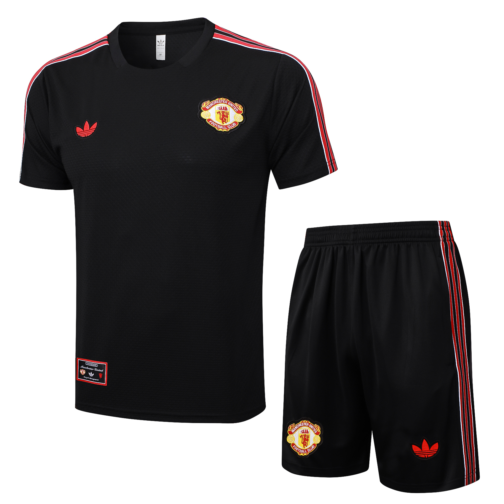 Manchester United Training Jersey Kit Black 2025/26 - U-jersey