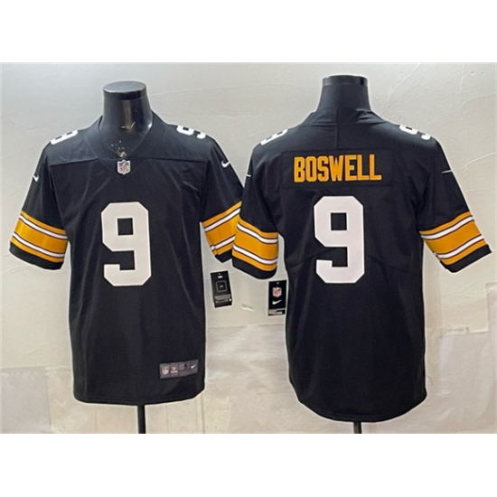 Men's Pittsburgh Steelers #9 Chris Boswell Black Vapor Untouchable Stitched Jersey - Ujersey