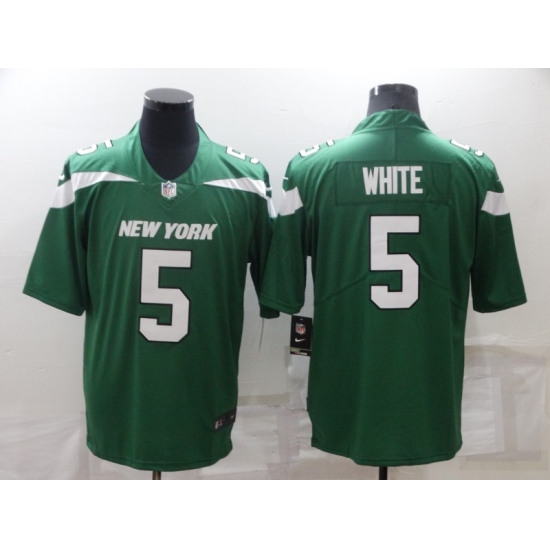 Men's New York Jets #5 Mike White Nike Gotham Green Limited Player Jersey - Ujersey