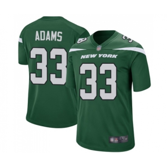 Men's New York Jets #33 Jamal Adams Game Green Team Color Football Jersey - Ujersey