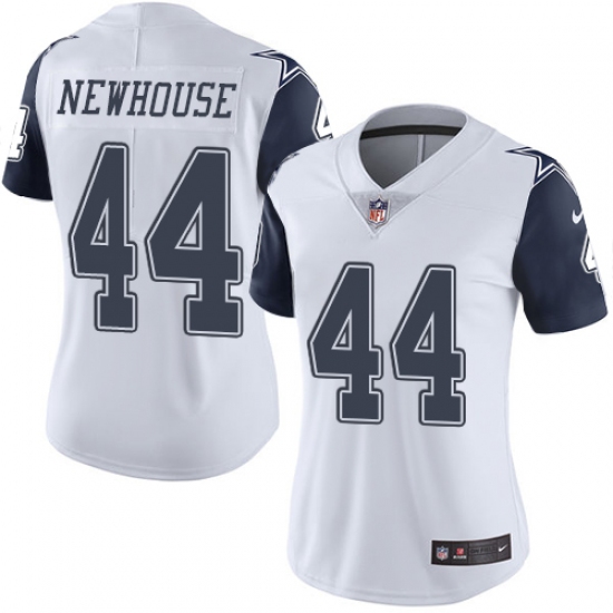 Women's Nike Dallas Cowboys #44 Robert Newhouse Limited White Rush Vapor Untouchable NFL Jersey - Ujersey