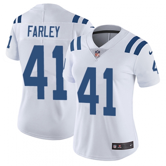 Women's Nike Indianapolis Colts #41 Matthias Farley White Vapor Untouchable Elite Player NFL Jersey - Ujersey