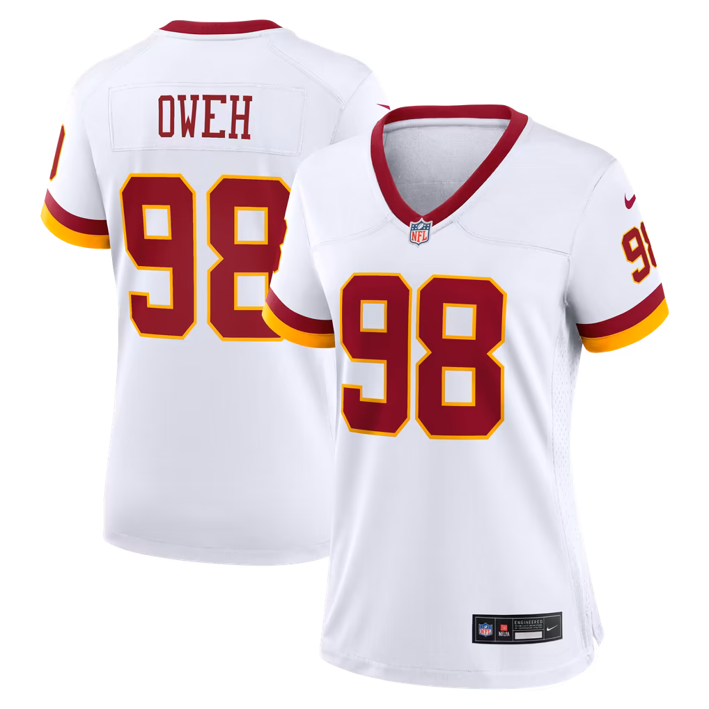 Women's Washington Commanders Odafe Oweh Nike White Game Jersey - U-jersey
