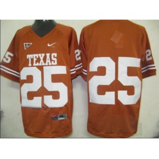 Texas Longhorns 25 Burnt orange Jerseys - Ujersey