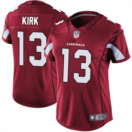 Women's Nike Arizona Cardinals #13 Christian Kirk Red Team Color Vapor Untouchable Elite Player NFL Jersey - Ujersey
