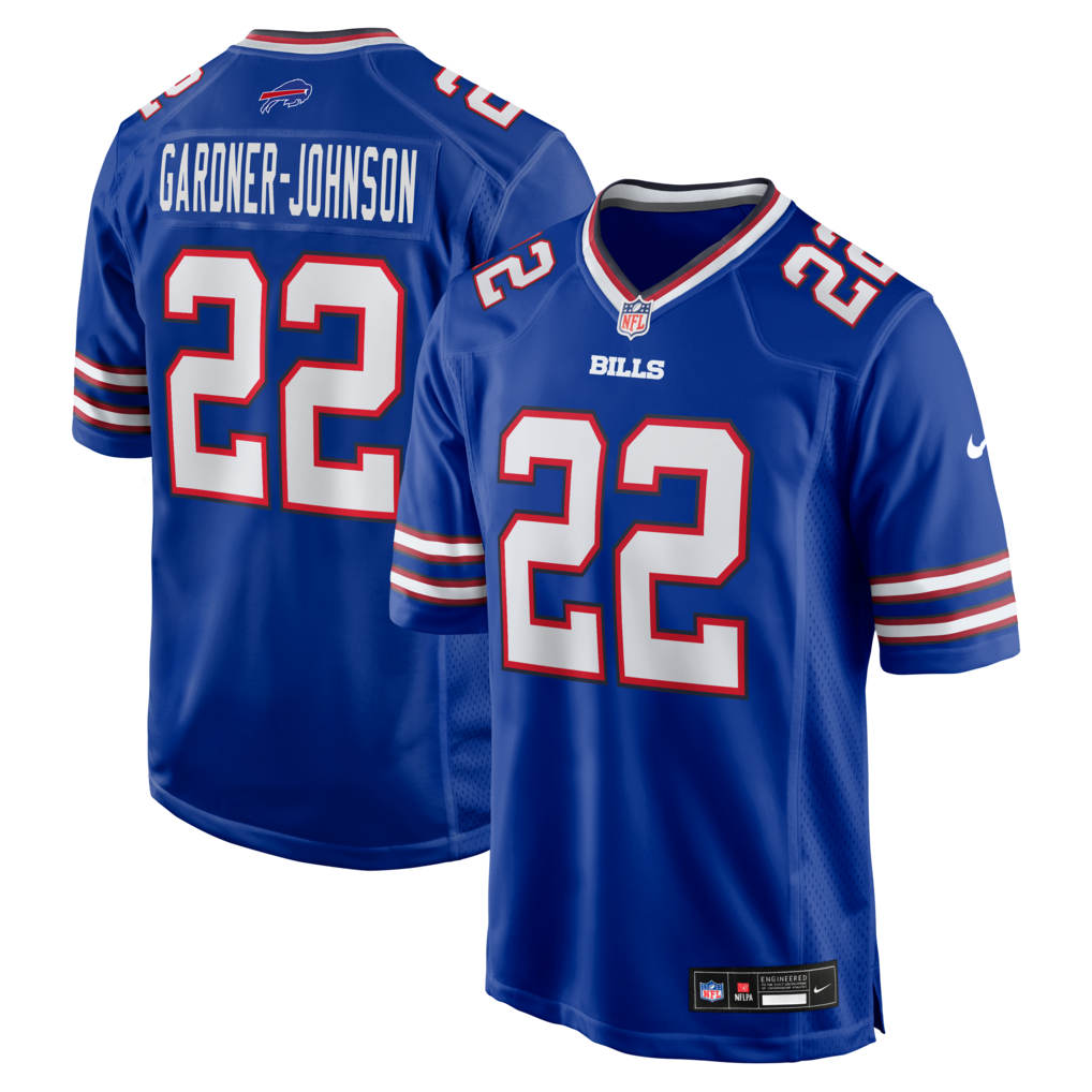 Men's Buffalo Bills Chauncey Gardner-Johnson Nike Royal Team Game Jersey - Ujersey