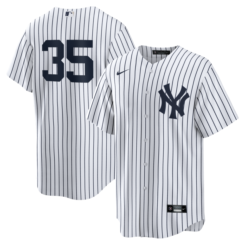 Men's New York Yankees Cody Bellinger Nike White Home Replica Jersey - ujerseystore