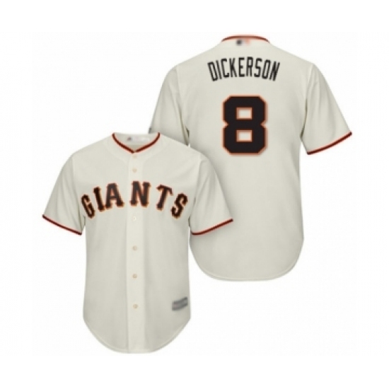 Youth San Francisco Giants #8 Alex Dickerson Authentic Cream Home Cool Base Baseball Player Jersey - Ujersey