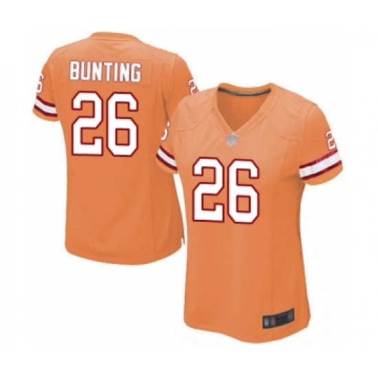 Women's Tampa Bay Buccaneers #26 Sean Bunting Limited Orange Glaze Alternate Football Jersey - Ujersey