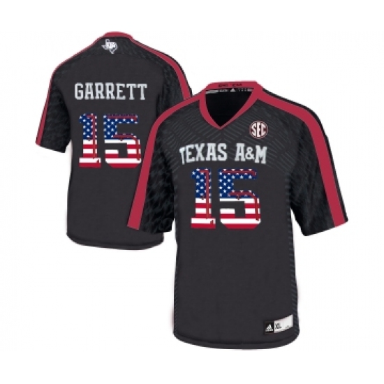 Texas A&M Aggies 15 Myles Garrett Black College Football Jersey - Ujersey
