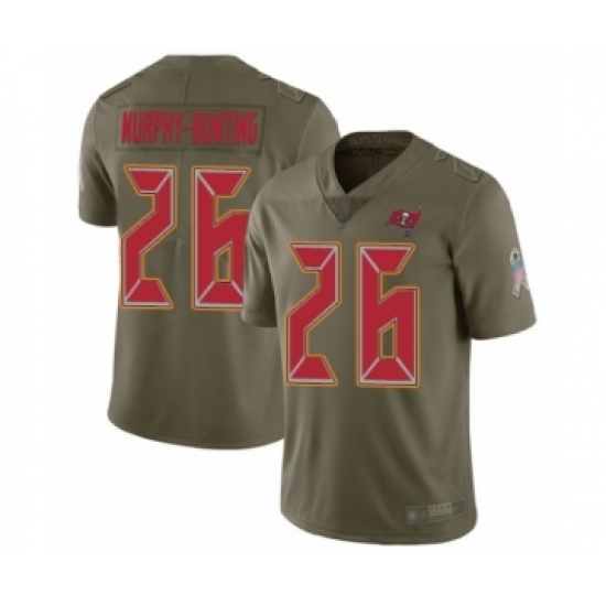 Men's Tampa Bay Buccaneers #26 Sean Murphy-Bunting Limited Olive 2017 Salute to Service Football Jersey - Ujersey