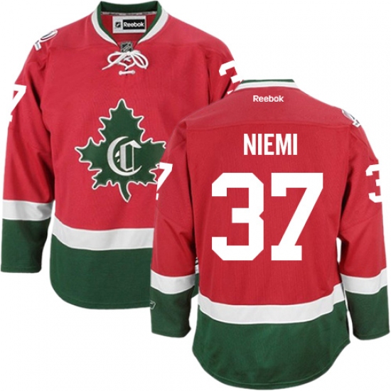Youth Reebok Montreal Canadiens #37 Antti Niemi Authentic Red New CD NHL Jersey - Ujersey