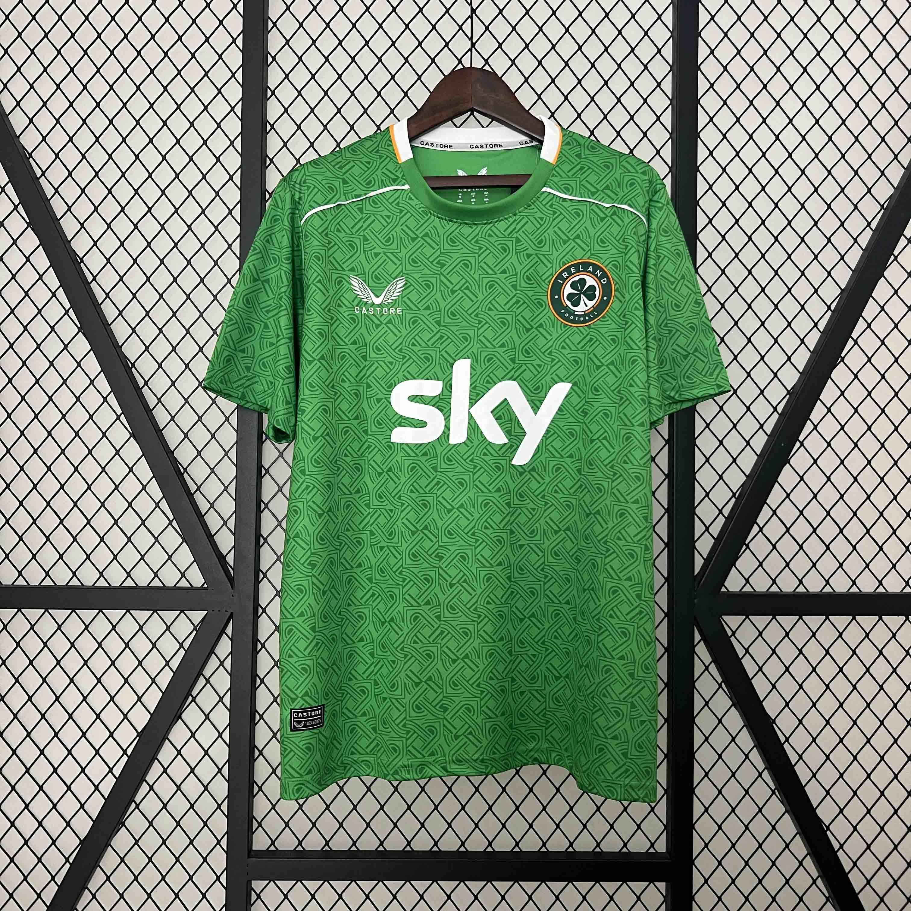 Ireland Soccer Jersey Home Custom Shirt EURO 2024 - ujerseystore