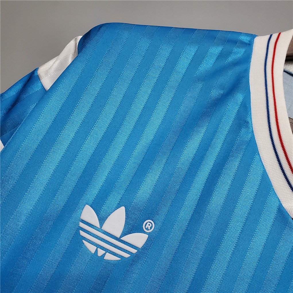 Marseille Retro Soccer Jersey Away Custom Shirt 1989-91 - ujerseystore