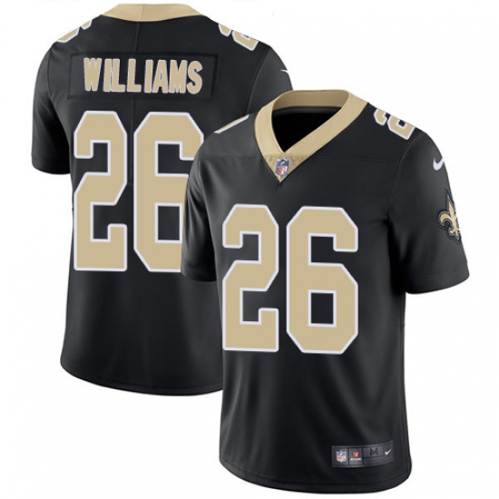 Men's Nike New Orleans Saints #26 P. J. Williams Black Team Color Vapor Untouchable Limited Player NFL Jersey - Ujersey