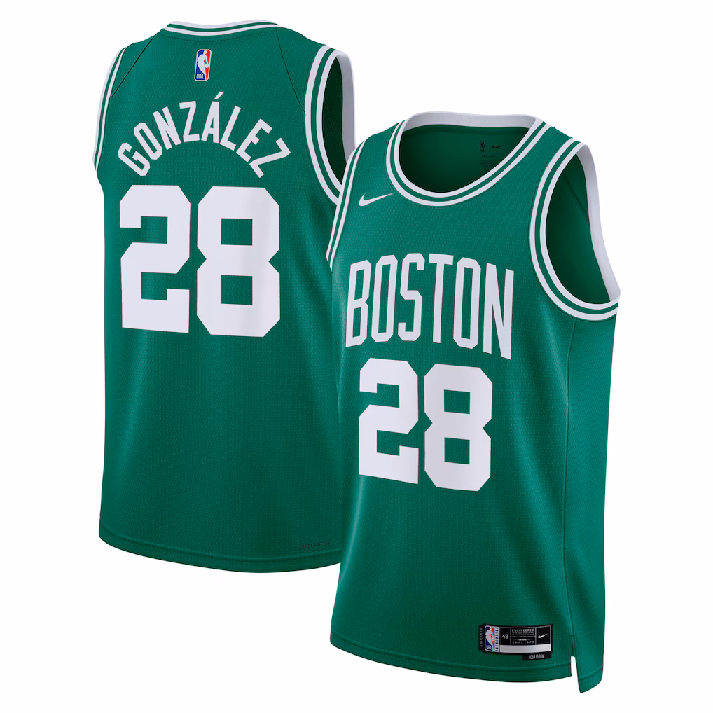 Unisex Boston Celtics Hugo González Nike Kelly Green Swingman Jersey - Icon Edition - ujerseystore