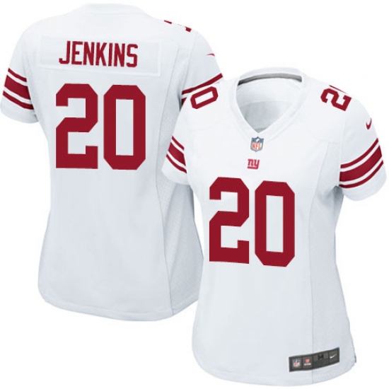 Women's Nike New York Giants #20 Janoris Jenkins Game White NFL Jersey - Ujersey