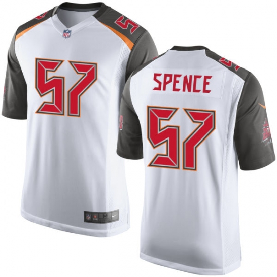 Men's Nike Tampa Bay Buccaneers #57 Noah Spence Game White NFL Jersey - Ujersey