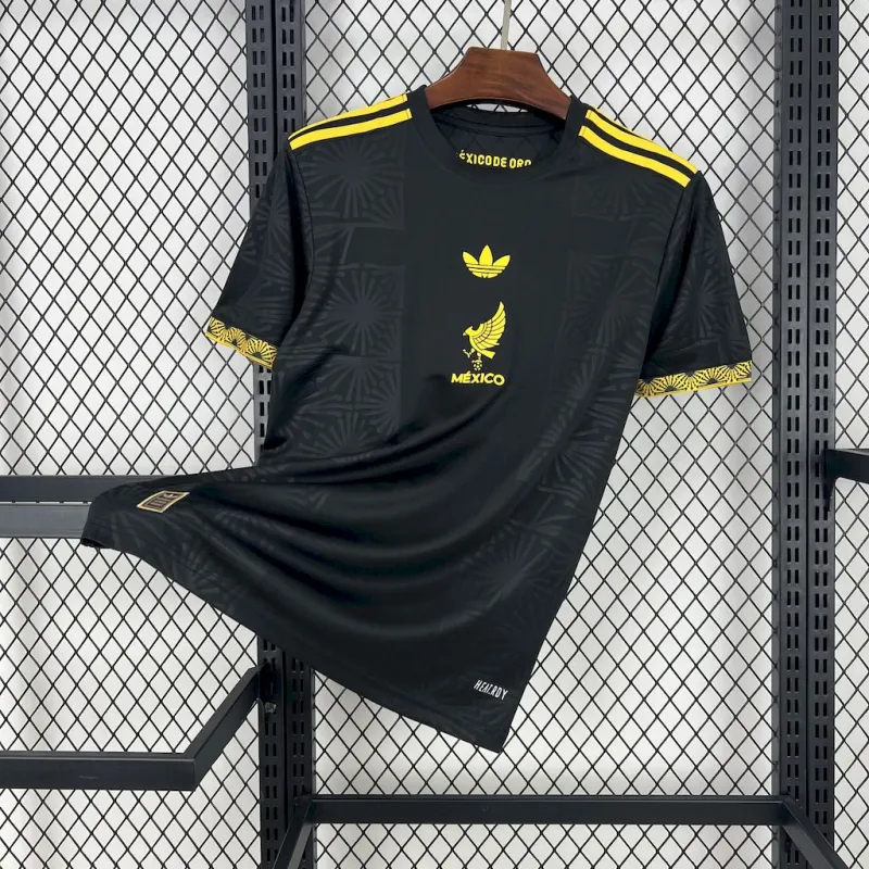 Mexico Gold Cup Black Special Soccer Jersey Custom Shirt 2025 - ujerseystore