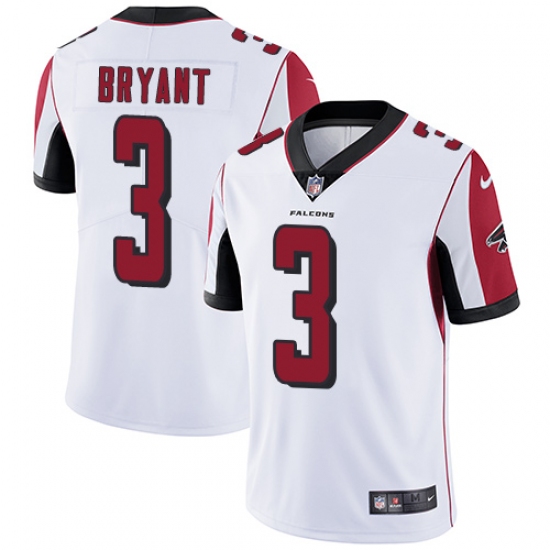 Youth Nike Atlanta Falcons #3 Matt Bryant Elite White NFL Jersey - Ujersey
