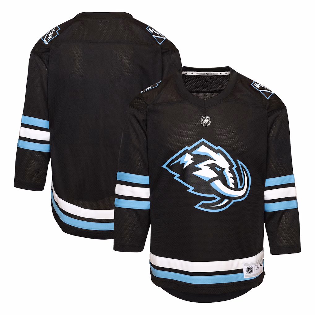 Youth Utah Mammoth Black Home Replica Jersey - U-jersey