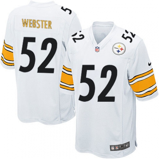 Men's Nike Pittsburgh Steelers #52 Mike Webster Game White NFL Jersey - Ujersey