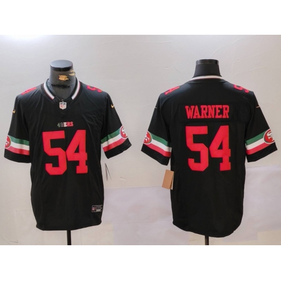 Men's San Francisco 49ers #54 Fred Warner Black F.U.S.E. Mexico Vapor Limited Stitched Football Jersey - Ujersey