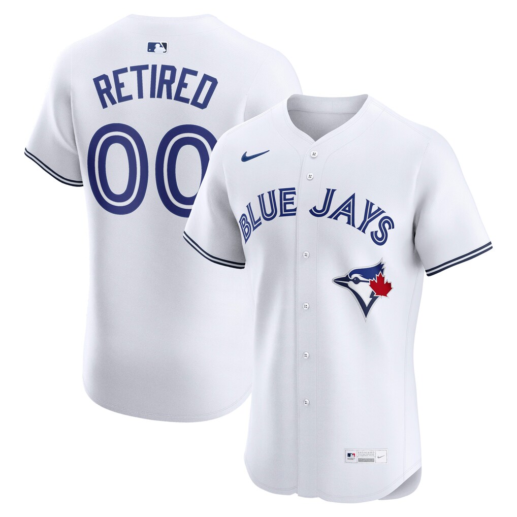 Men's Toronto Blue Jays Nike White  Home Elite Pick-A-Player Retired Roster Jersey - U-jersey