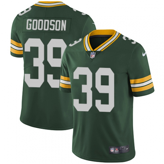 Youth Nike Green Bay Packers #39 Demetri Goodson Green Team Color Vapor Untouchable Limited Player NFL Jersey - Ujersey